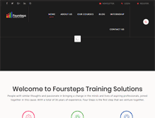 Tablet Screenshot of fourstepsolutions.com